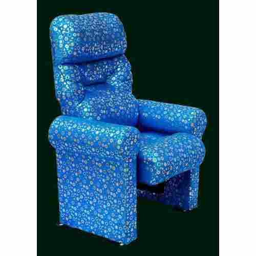 Blue Printed Auditorium Chair