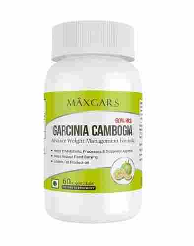 Garcinia Cambogia Extract 500mg with 60% HCA Fat Burner 60 Capsules (Maxgars)