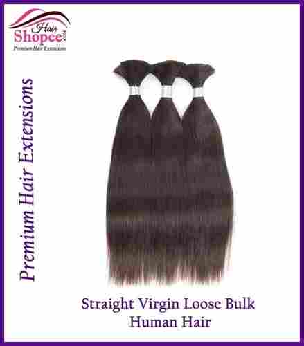 Straight Virgin Loose Bulk Human Hair - 24 Inch
