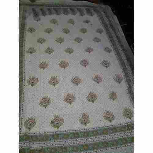 Cotton Floral Print Bed Sheet