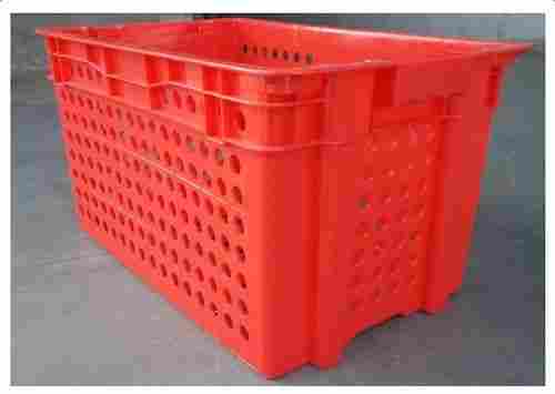 Red Color Plastic Crate