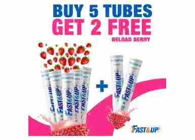 Fast&Up Reload - Bundle Of 7 Tubes (Berry Flavour)
