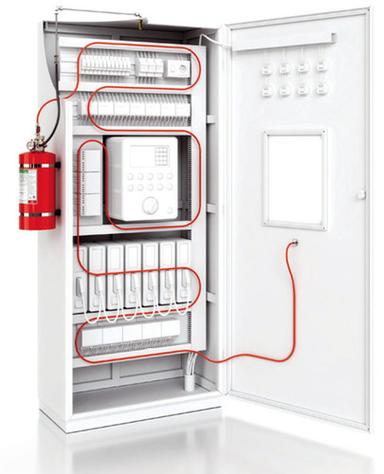 Electrical Panel Fire Suppression System Application: Kitchen