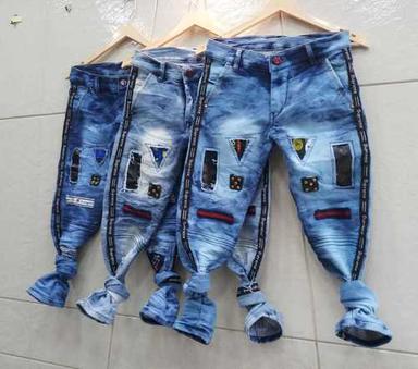 Blue Funky Style Men Jeans