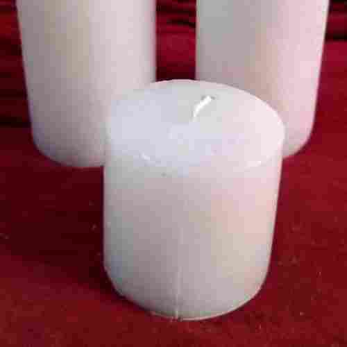 Plain White Pillar Candles