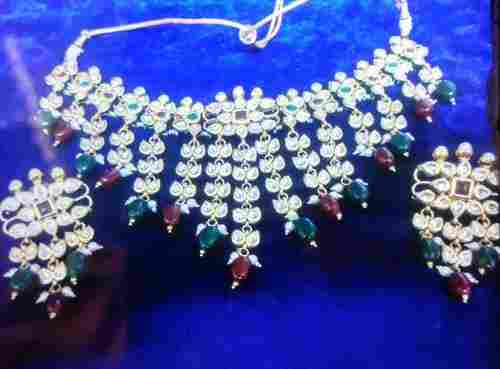 Excellent Finish Kundan Necklace Set