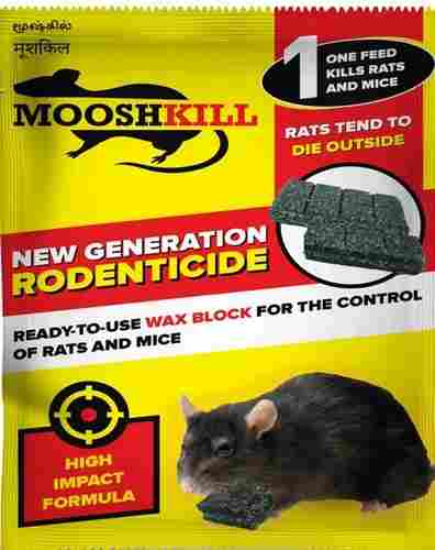 0.005% Bromadiolone Rat Bait Wax Block (100G)