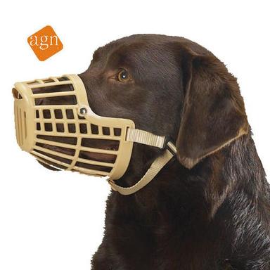 Light Brown Agn Pet Spot Plastic Muzzles