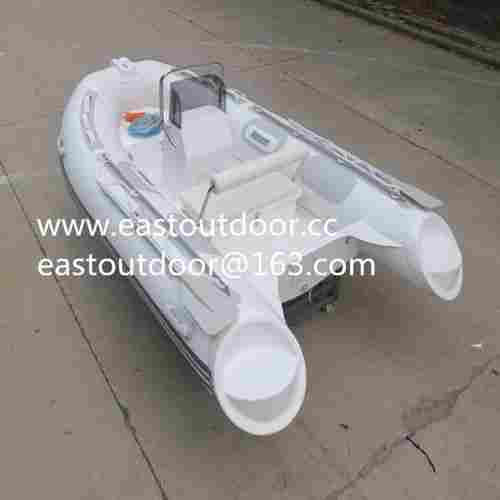 RIB330, White Tubes and Light Gray Accessory Parts Rescue Boat