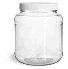 Transparent Round Plastic Jar