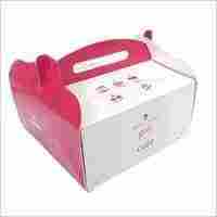 Cake Packaging Boxes (Red and White)