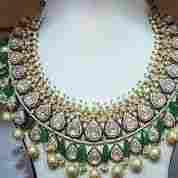 Kundan Meena Beautiful Necklace 