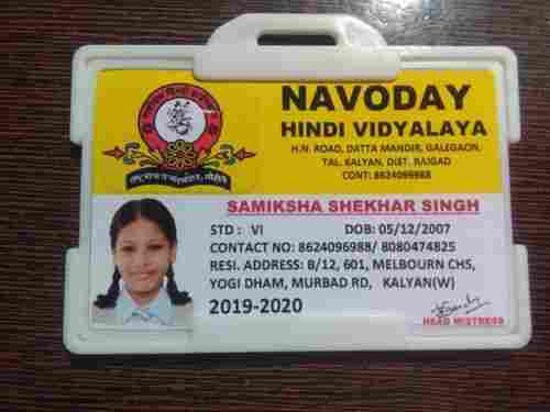 Plastic PVC Identity Cards For School And Corporate