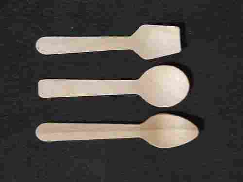 Disposable Wooden Dessert Spoons