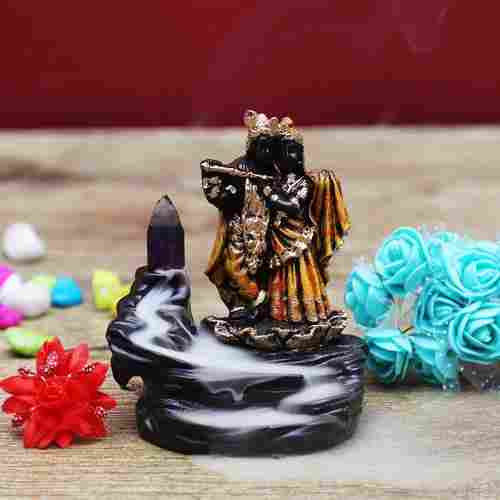 Radhe and Krishna Statue Back Flow Incense Holder