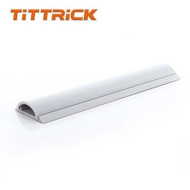 Tittrick Super Quality Floor Round Type Half-Moon Wiring Duct Length: 1  Meter (M)
