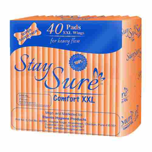Comfort (XXL 40PCS) Transparent( Stay Sure) Sanitory Pad