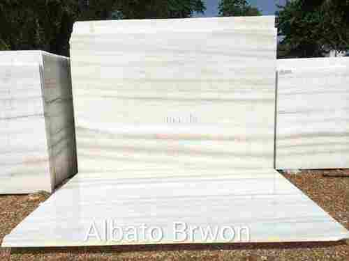 Albato Brwon White Marble