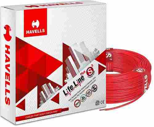 Havells Lifeline Cable WHFFDNA11X5 1.5 sq mm Wire (Red)
