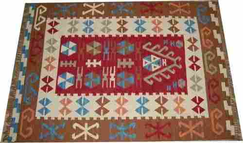 Multicolor Wool Kilims For Home Decor