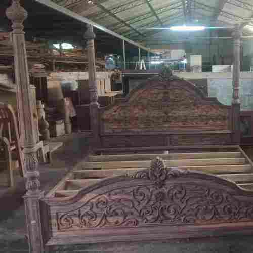 Antique Rosewood Double Bed