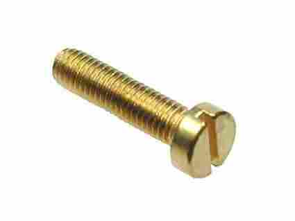 Brass Slotted Cheese Head Screw