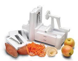White Food Cutter With Ss Blade