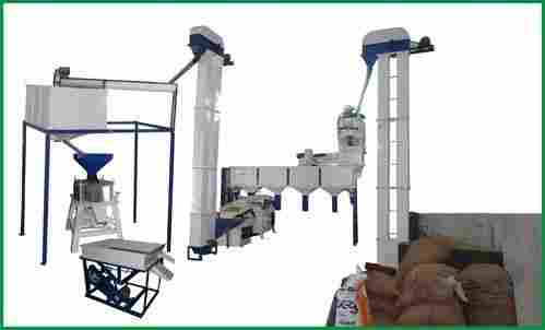 Semi Automatic Powder Coated Body Mini Flour Mill Plant