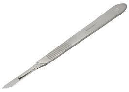 Stainless Steel Surgical Scalpel Usage: Surgery