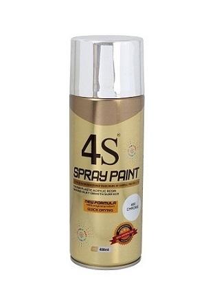 4S Chrome Finish Spray Paint Application: Industrial