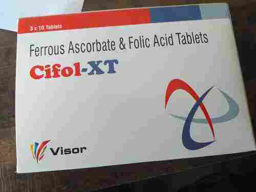 Ferrous Ascorbate And Folic Acid Tablet