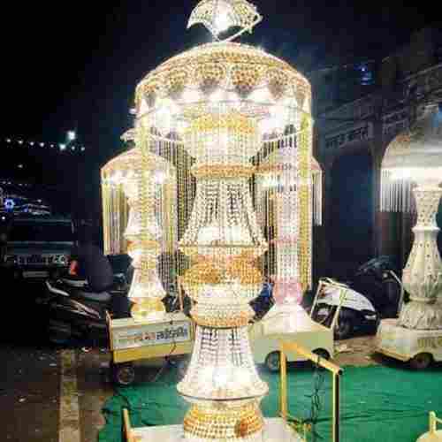 Decorative Crystal Light Trolley Pillar