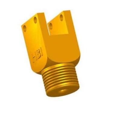 Brass Pressure Gauge (Yellow) Max Voltage: 3.2 Volt (V)