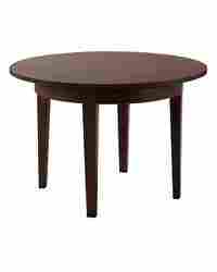 Brown Wooden Round Table