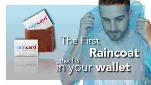 Foldable Wallet Type Raincoat