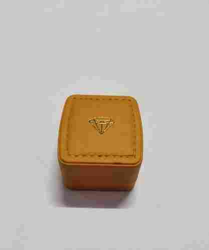 Orange Color Diamond Ring Box