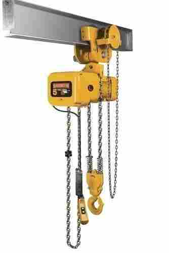 Electrical Chain Hoist With Geared Trolley