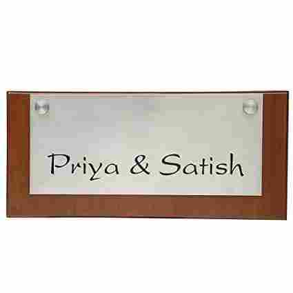 Silver Stainless Steel Name Plate