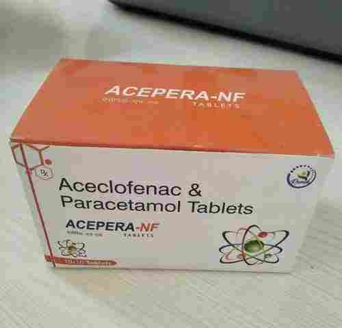 Aceclofenac And Paracetamol Tablets