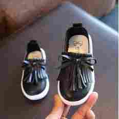 Black Color Baby Sports Shoes