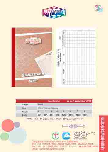 Abari Dispatch Register Notebook