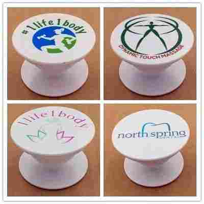 Round Shape PVC Pop Holders with Customized Printing