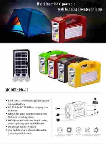 Solar LED Rechargeable Light