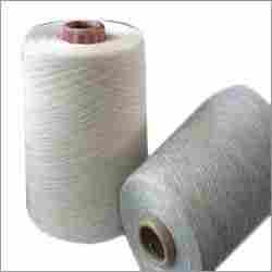 White Color Cotton Blended Yarn