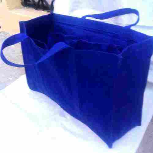 Blue Color Compartment Bag