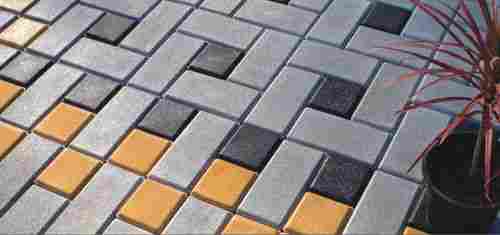Brick And Cobble Pattern Paver Blocks
