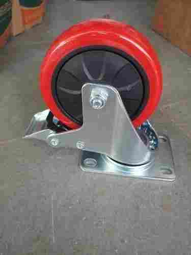 Trolley Wheel Pu Break Type (100x32mm)