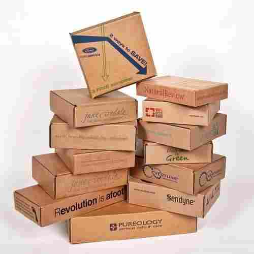 Brown Color Printed Corrugated Boxes