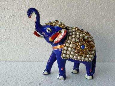 Decorative Handicraft Metal Elephant Use: Gift