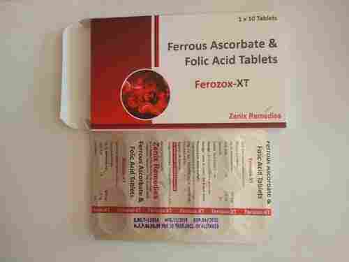 Ferrous Ascorbate And Folic Acid Tablet